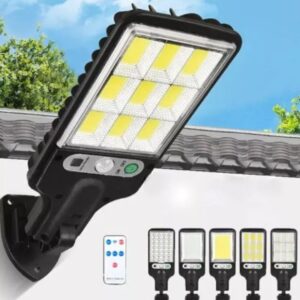 Lámpara LED Solar Exterior con Sensor de Movimiento